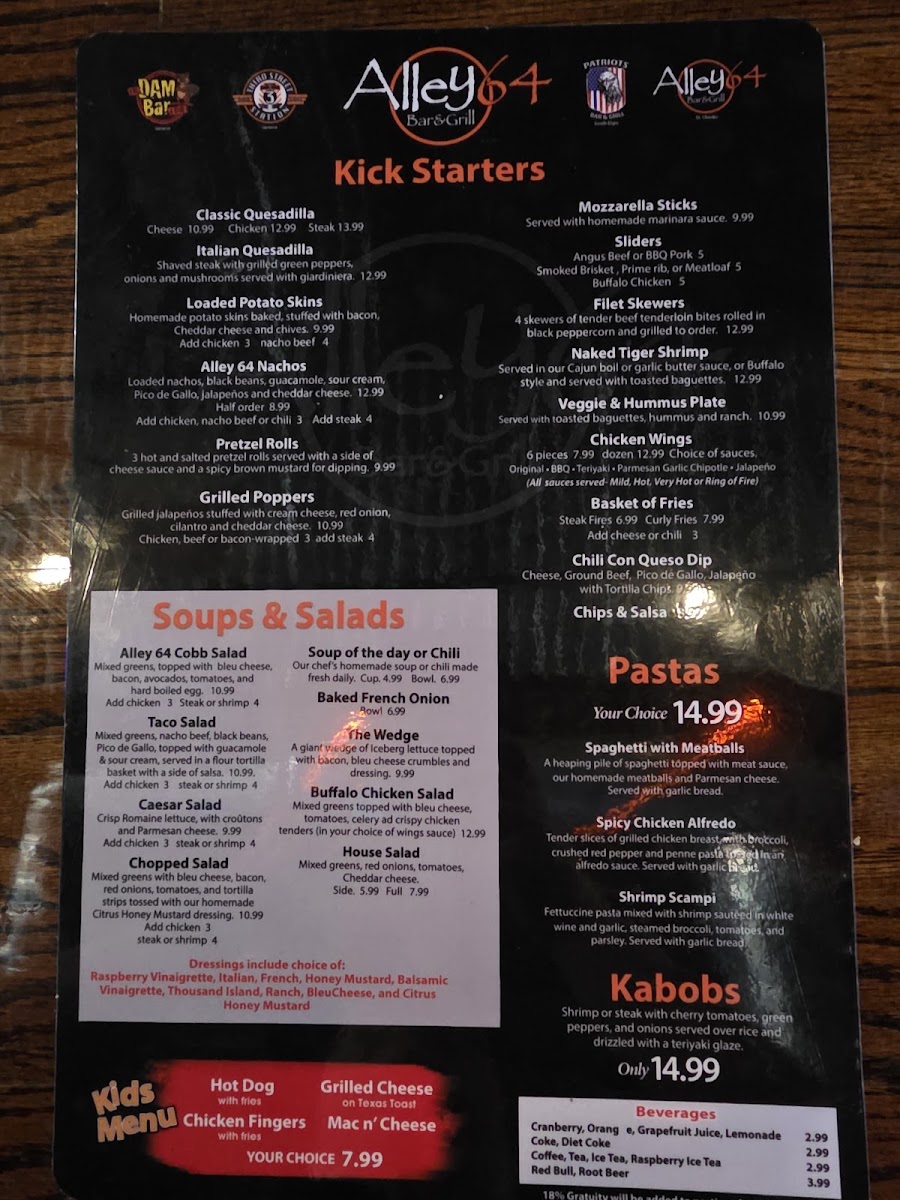 Alley 64 - Palatine Menu - Image 2