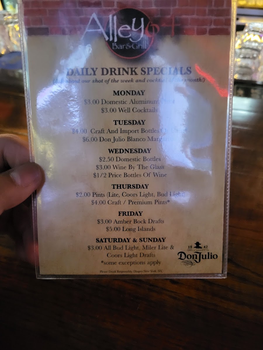 Alley 64 - Palatine Menu - Image 6